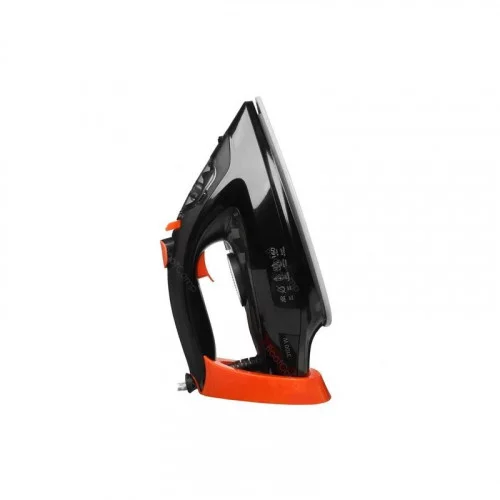 Утюг Brayer BR4007 чёрный/оранжевый 