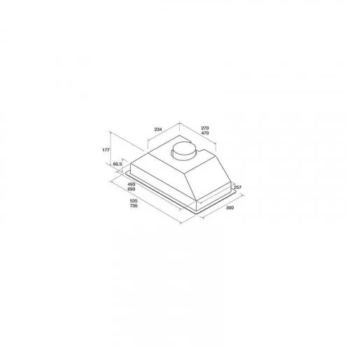 Вытяжка полновстраиваемая JETAIR VIERA LUX GR/A/52 PRF0174878 