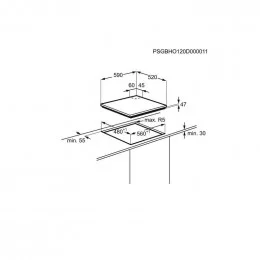 Поверхность газовая Electrolux EGT6242NVK                                                                                                                                                                                                                 