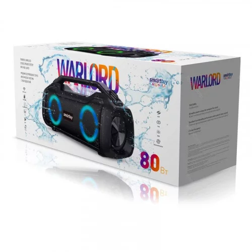 Портативная колонка Smartbuy WARLORD черный (SBS-5340)/4 