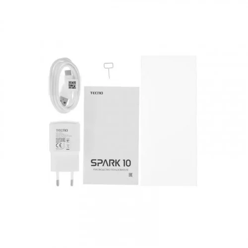 Смартфон Tecno SPARK 10 LTE 6.6” Синий (KI5q) 128 Гб/8 Гб 