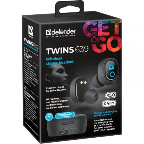 Беспроводная гарнитура Defender Twins 639 