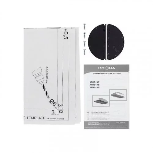 Вытяжка полновстраиваемая KRONA KATE 600 INOX PB K 