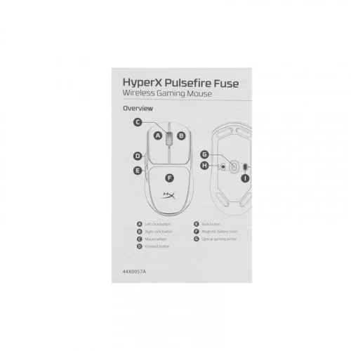 Игровая мышь HyperX Pulsefire Fuse (A1KY6AA) черная 