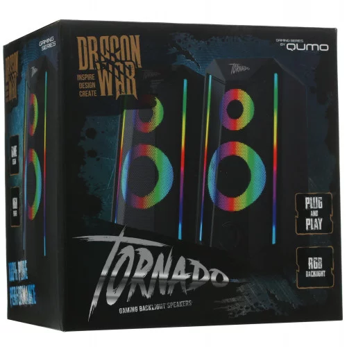 Колонки Qumo Tornado черный 