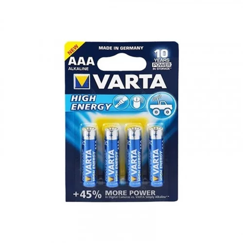 Батарейки BL4 Varta 4903 ААА HIGH ENERGY BL4 
