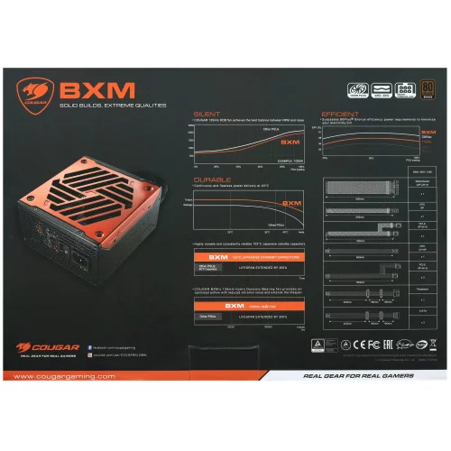 Блок питания Cougar BM-1000 [CGR BM-1000] черный 