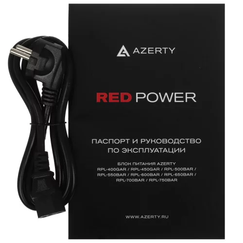 Блок питания Azerty RPL-750BAR [120-0638] красный, черный 