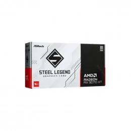 Видеокарта ASRock AMD Radeon RX 9070 XT Steel Legend (RX9070XT SL 16G)                                                                                                                                                                                    