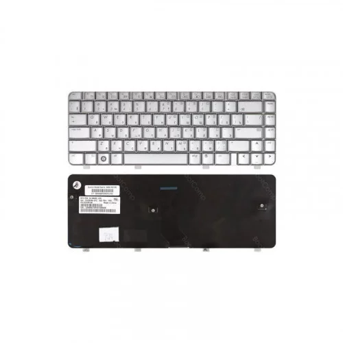 Клавиатура для HP dv4-1000 серебряная 