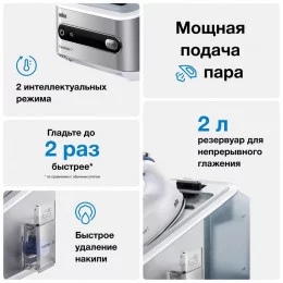 Парогенератор Braun CareStyle 7 IS7143WH белый                                                                                                                                                                                                            