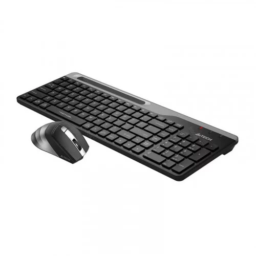 Комплект клавиатура+мышь беспроводная A4Tech Fstyler FB2535C черный/серый 