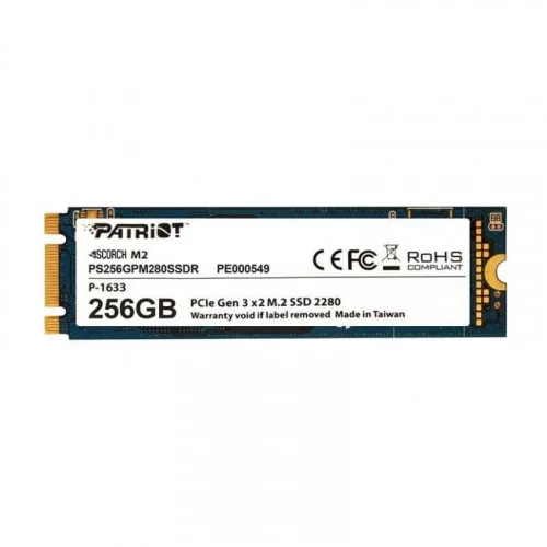 Жесткий диск SSD M.2 256GB Patriot SCORCH PS256GPM280SSDR 