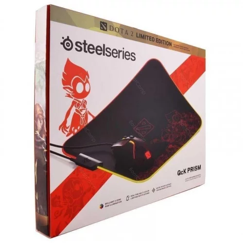 Коврик для мыши SteelSeries QcK Prism Cloth Dota 2 Edition (63832), 320x270x4mm 