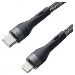 Кабель USB Type-C - Lightning черный 1м Breaking Tissue (21460)                                                                                                                                                                                           