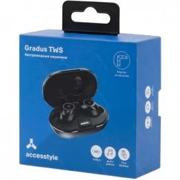Беспроводные наушники с микрофоном Accesstyle Gradus Black                                                                                                                                                                                                