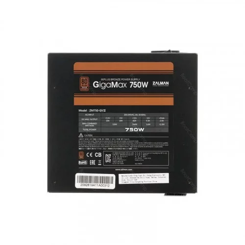Блок питания 750W Zalman ZM750-GVII 