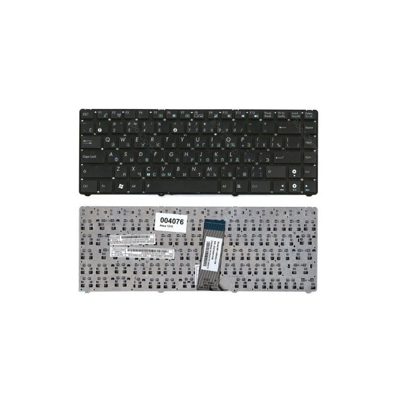 Клавиатура для ноутбука Asus EeePC 1215, 1225, 1225B, 1225C черная без рамки