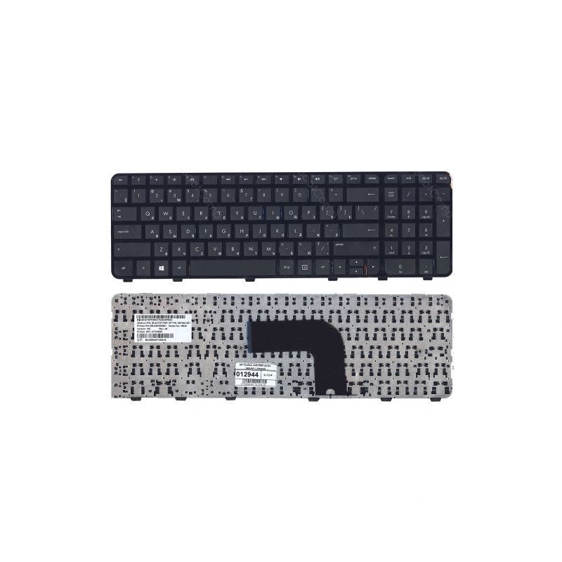 Клавиатура для ноутбука HP Pavilion dv6-7000 series черная с рамкой