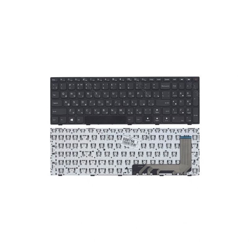Клавиатура для ноутбука Lenovo IdeaPad 110-15ISK 110-17ACL черная с рамкой