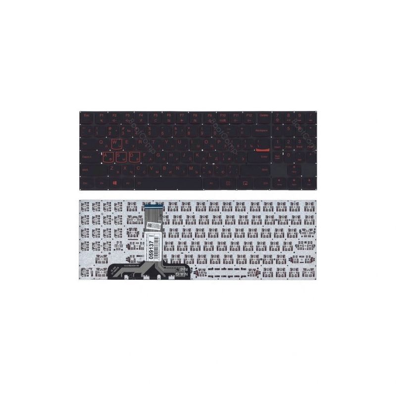 Клавиатура для ноутбука Lenovo Legion Y520 Y520-15IKB черная без рамки