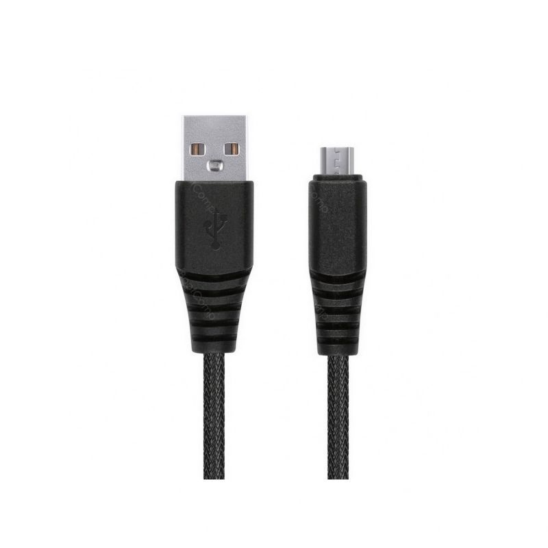 Кабель Smartbuy iK-20n-2 ”карбон” USB- MicroUSB Черный