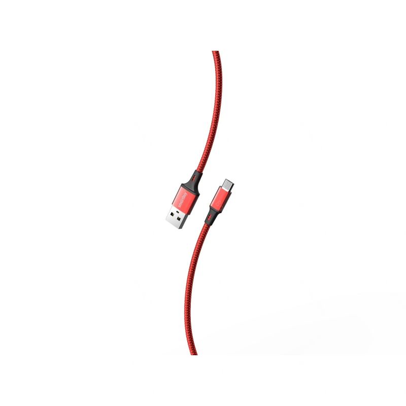 Кабель Smartbuy S14 iK-12-S14rb MicroUSB Красный/Черный