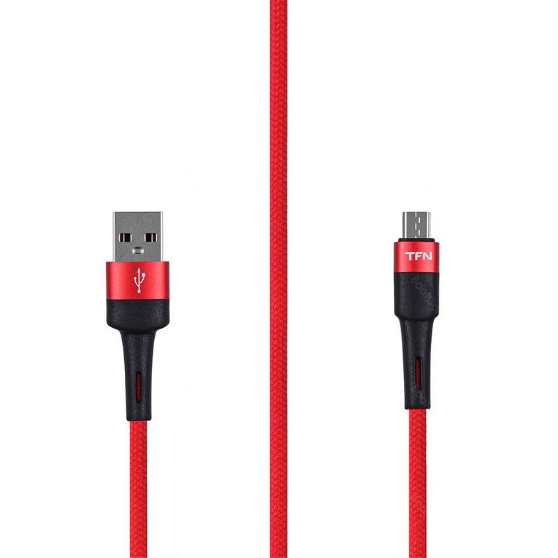 Кабель TFN ENVY micro-USB - USB 1.2 метра красный (TFN-C-ENV-MIC1MRD)