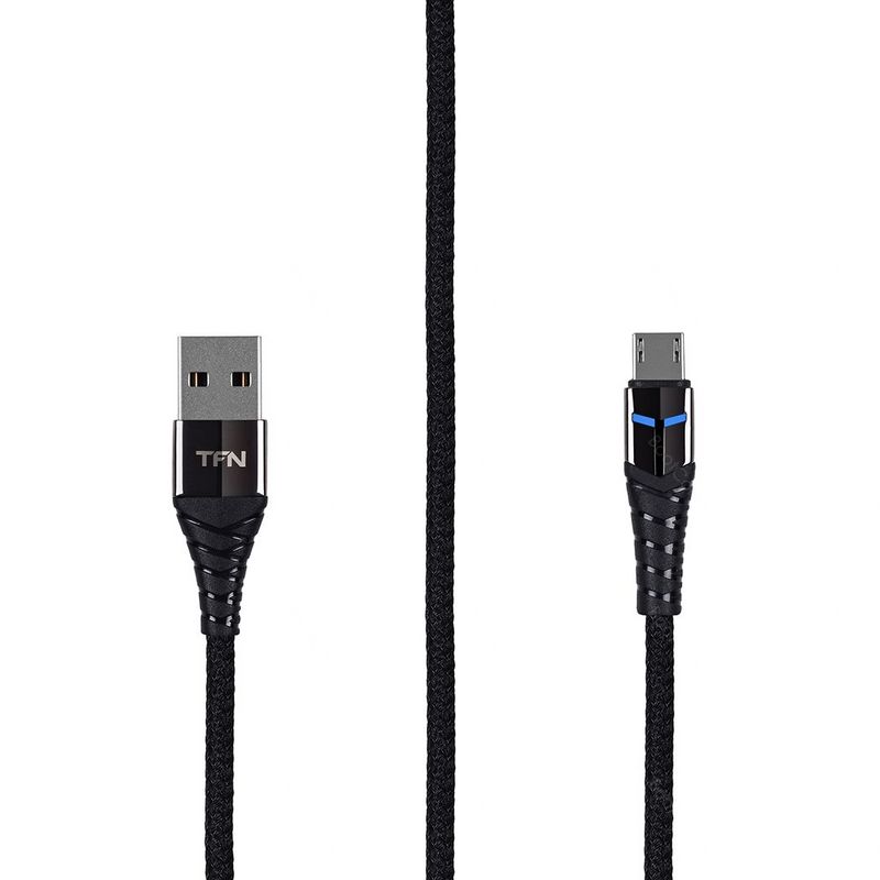 Кабель TFN KNIGHT micro-USB - USB  1м черный (TFN-CKNMICUSB1MBK)