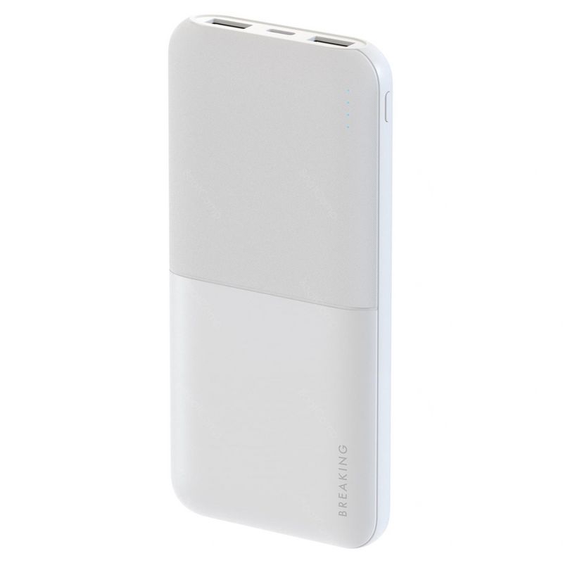 Внешний аккумулятор Breaking P201 10 000 mAh (Белый)
