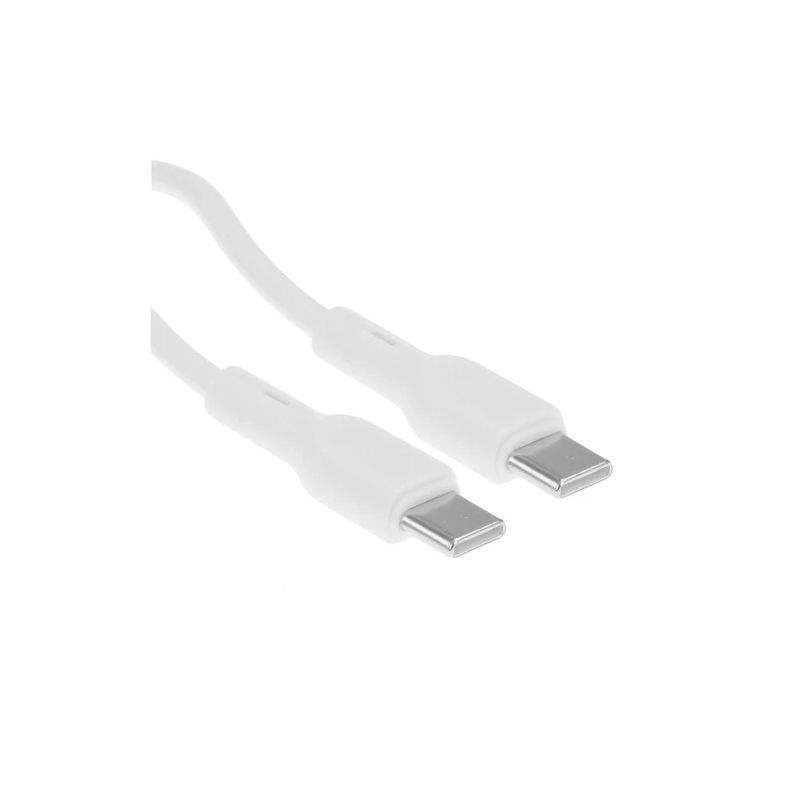 Кабель Borasco USB-C - USB-C 38526 1 метр белый