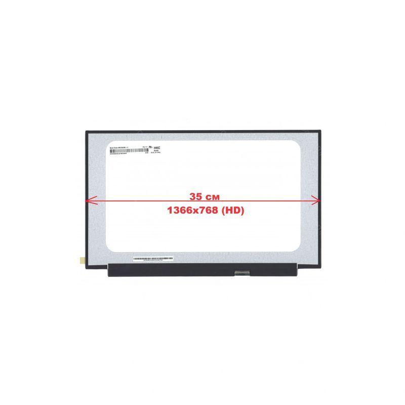 15,6” матрица 1366x768/slim/Glare/30 pin/ 35см/ MB156AN01-5