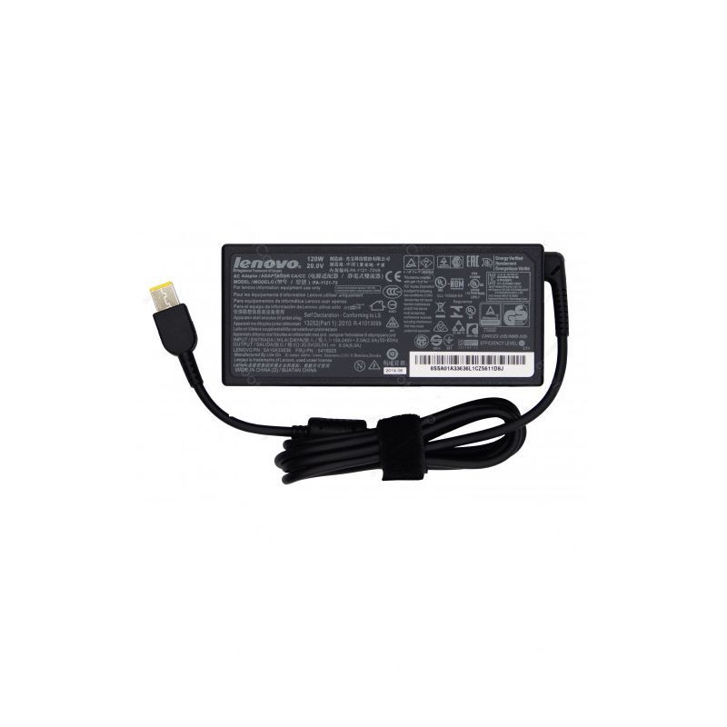 Блок питания для Lenovo 19,5V 6.15A (120W) плоский разъем ORIGINAL slim
