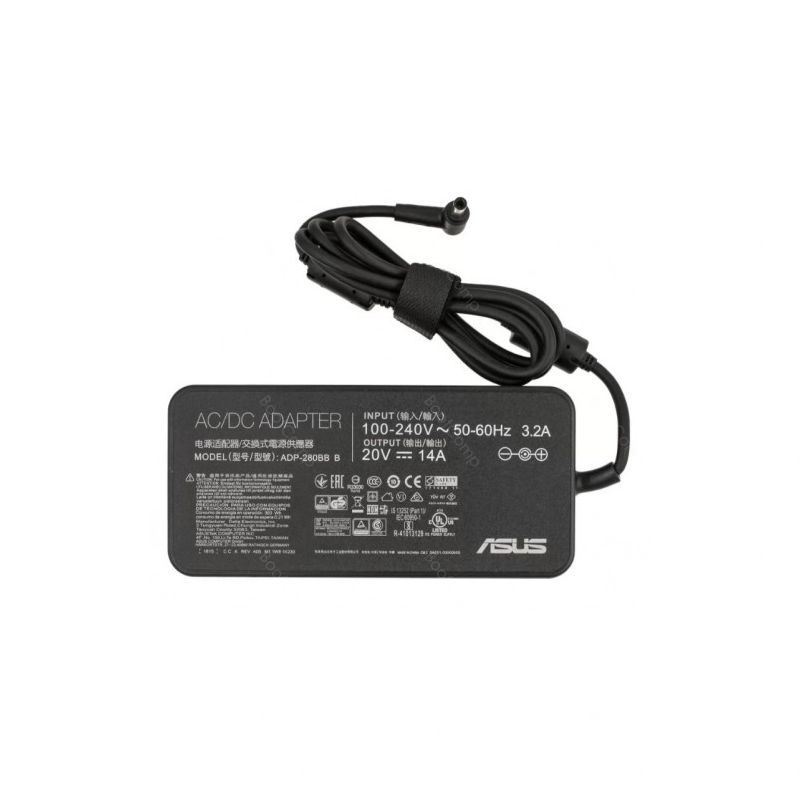 Блок питания для Asus 20V 14A (280W) 6.0x3.7 ORIGINAL