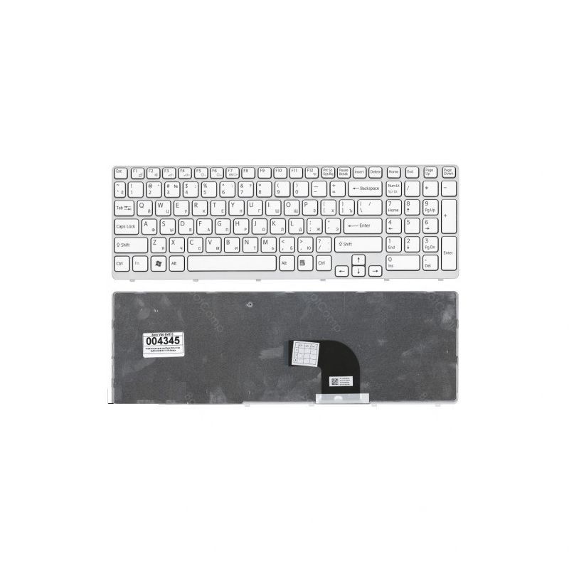 Клавиатура для ноутбука Sony Vaio SVE15, SVE1511V1R белая