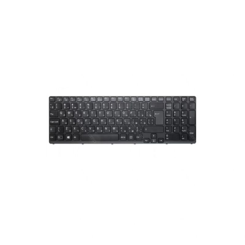 Клавиатура для Sony Vaio SVE17 черная с подсветкой