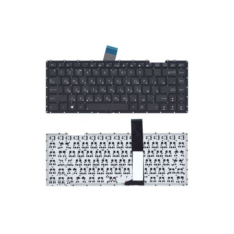 Клавиатура для Asus X450 черная, без рамки