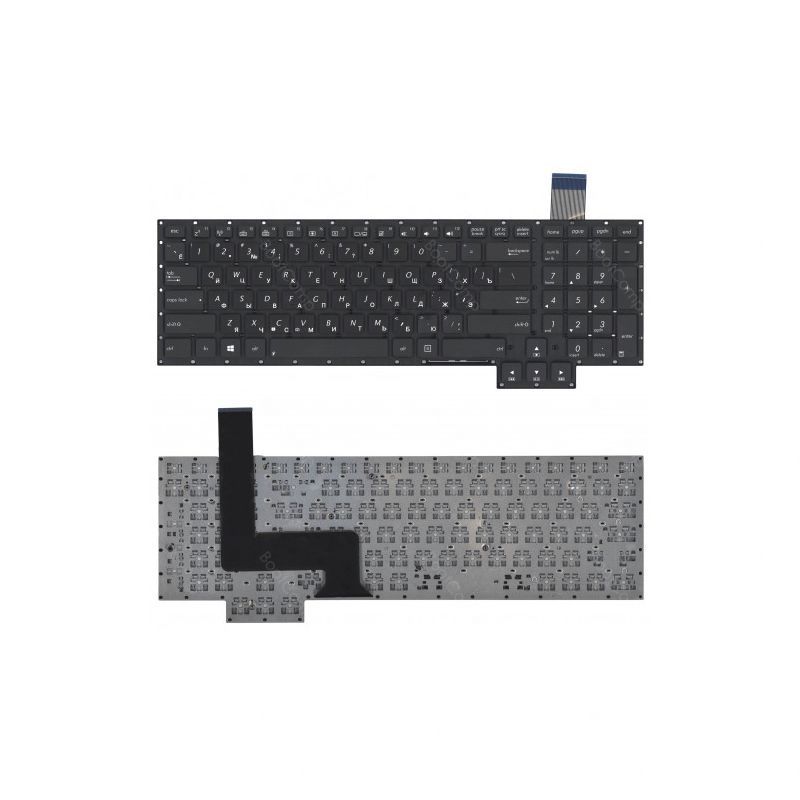 Клавиатура для Asus G750 G750JX G750JW черная без рамки