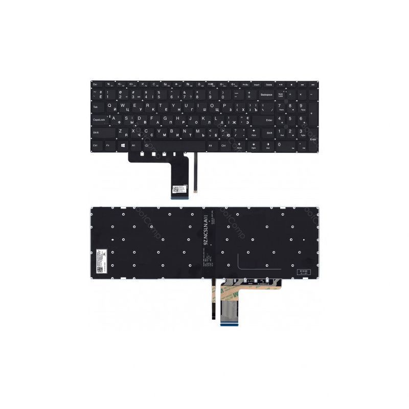 Клавиатура для Lenovo IdeaPad 310-15ISK черная с подсветкой