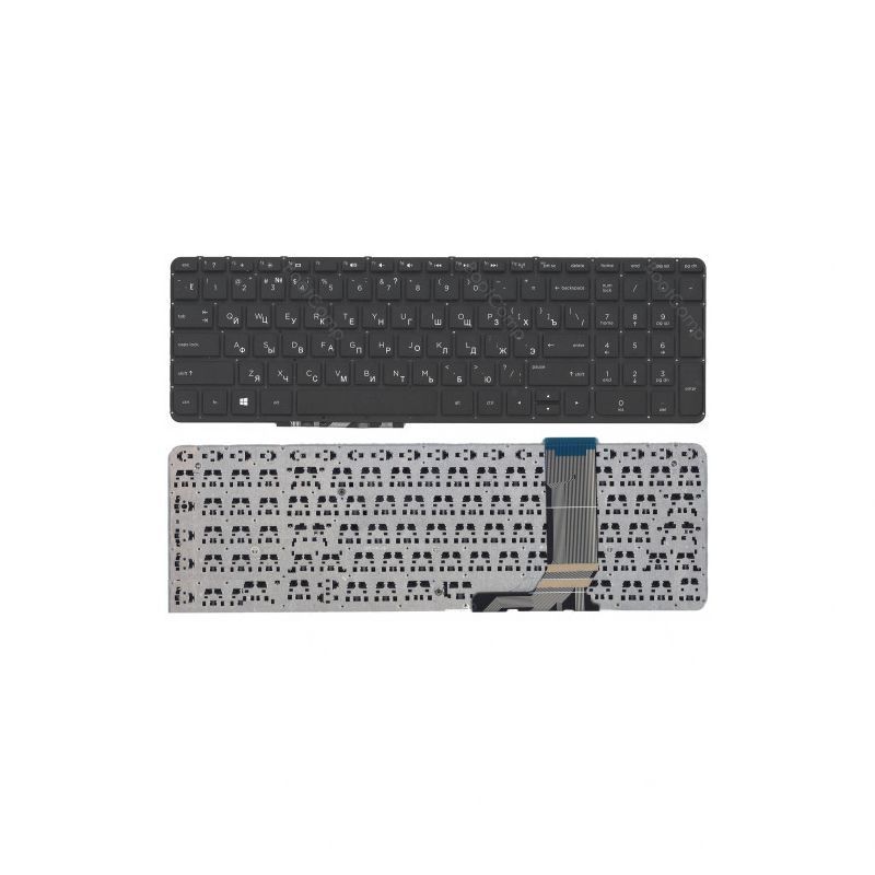 Клавиатура для HP 15-j000, 17-j000 черная без рамки