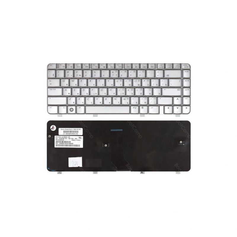 Клавиатура для HP dv4-1000 серебряная