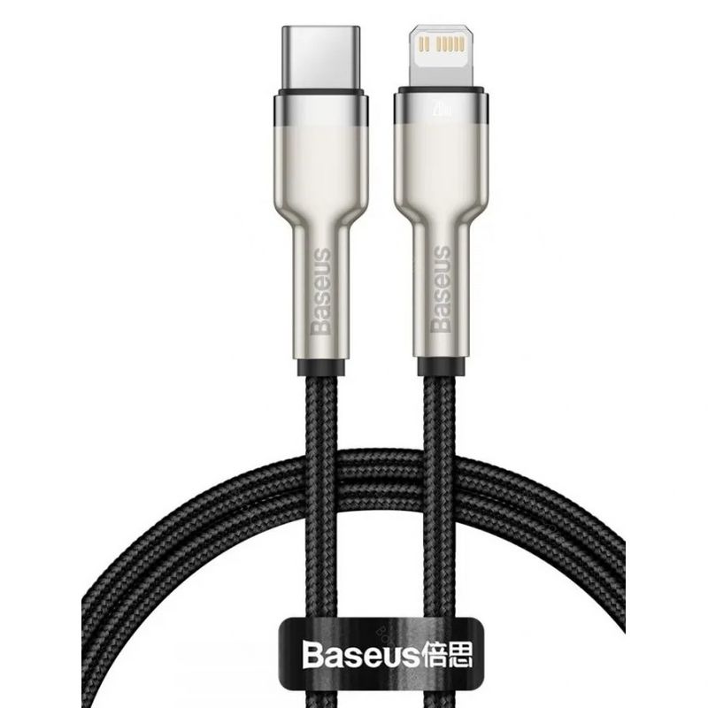 Кабель Baseus Cafule Series Lightning - Type-C 1м CATLJK-A01 черный