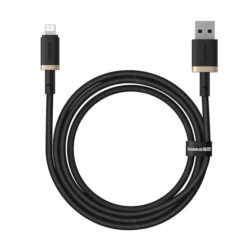 Кабель Baseus Cafule Series Lightning - USB 1м CALKLF-BV1 черный/золотой