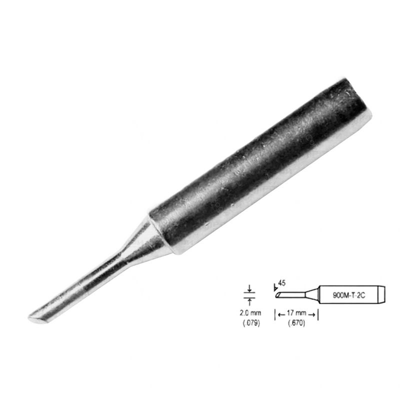 Жало паяльника HAKKO 900M-T-2C угол d 4.5мм