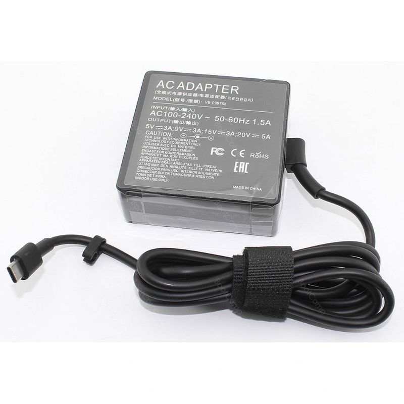 Блок питания для ноутбука Asus 5V 9V 12V 15V/3A 20V/5A Type-C 100W ОЕМ