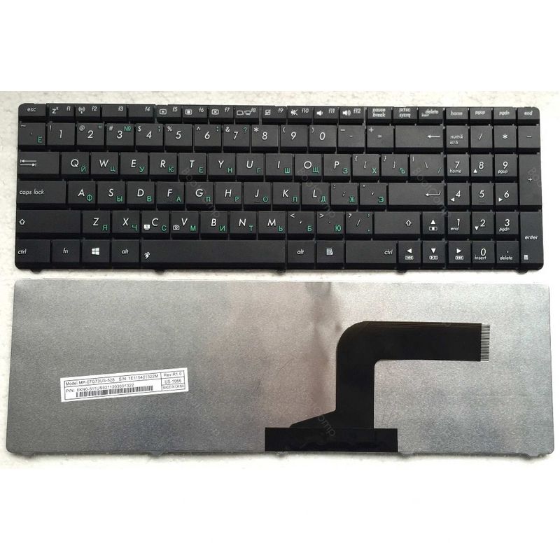 Клавиатура для ноутбука Asus K52 K53 без рамки
