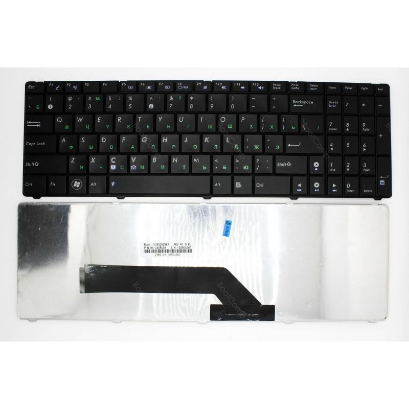Клавиатура для ноутбука Asus K50 K60 K70 p/n: 04GNV91KRU00-1, 04GNV91KRU00-2, 04GNVK5KRU01-2