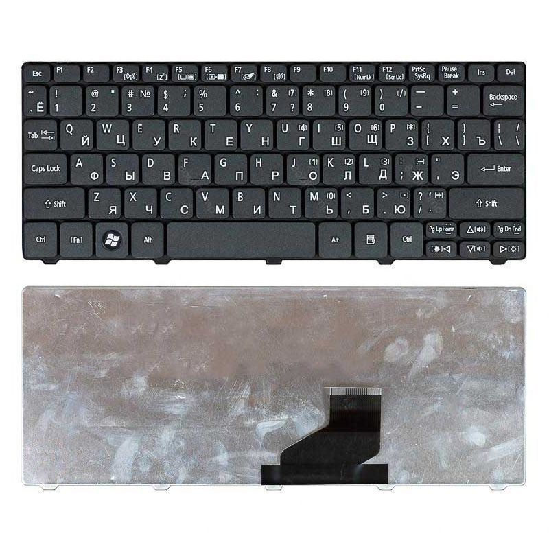Клавиатура для ноутбука Acer Aspire One 521, 532 Чёрная