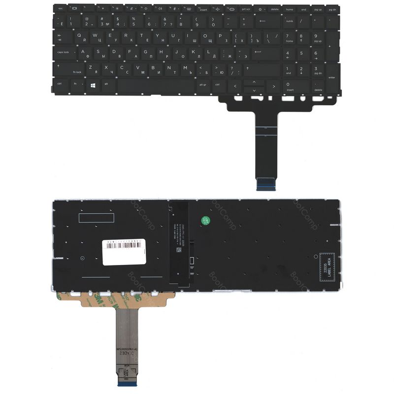 Клавиатура для ноутбука HP Probook 450 G8 455 G8 черная с подсветкой